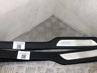 комплект накладок на пороги (внутренние) BMW 3 серия E90/E91/E92/E93 2006, 2.0 л., дизель, серебро, универсал, 7907159, 7907160