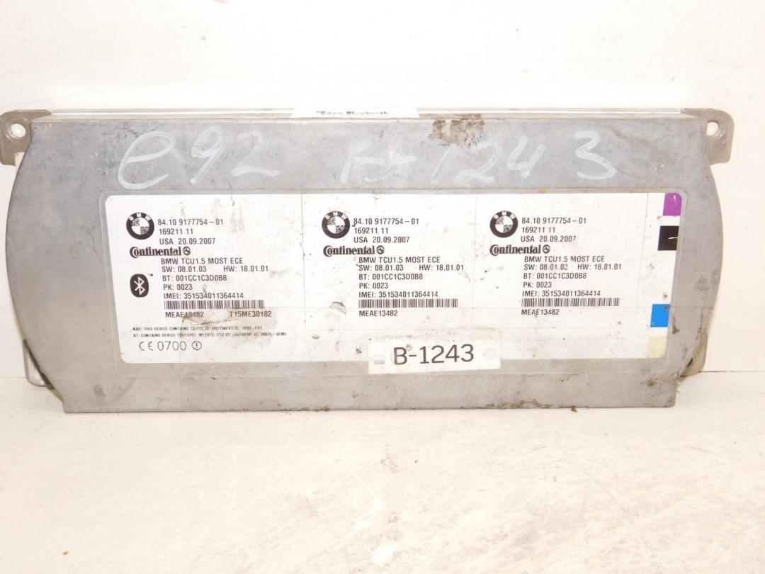 блок Bluetooth BMW 3 серия E90/E91/E92/E93 2007, купе, 9177754 - фото №1