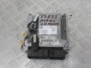 блок управления двигателем BMW X3 E83 [рестайлинг] 2007, 2.0 л., дизель, черный, внедорожник 5 дв., 281014176
