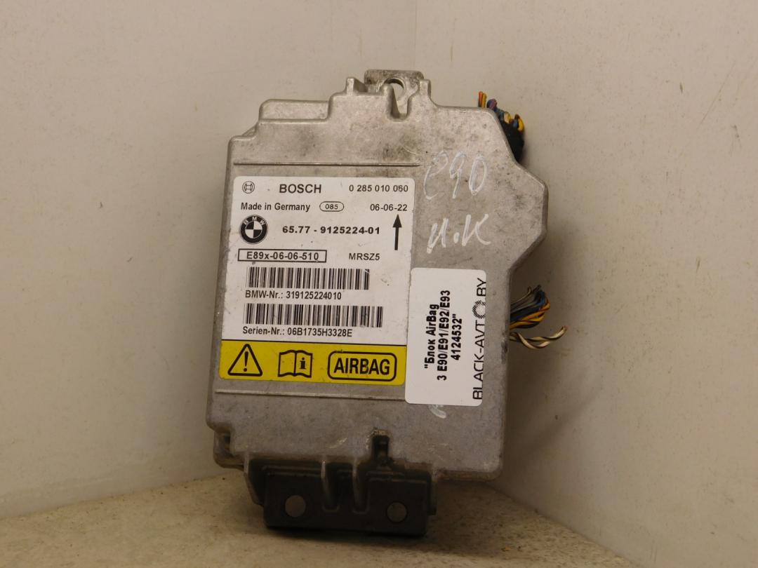 блок AirBag BMW 3 серия E90/E91/E92/E93 2006, седан, 9125224 - фото №1