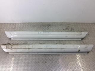 накладка на порог BMW X3 E83 [рестайлинг] 2008, внедорожник 5 дв.