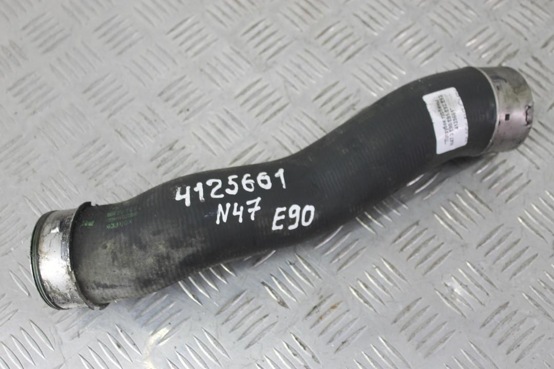 патрубок турбины BMW 3 серия E90/E91/E92/E93 2007, 2.0 л., дизель, серебро, купе, 7802753 - фото №1