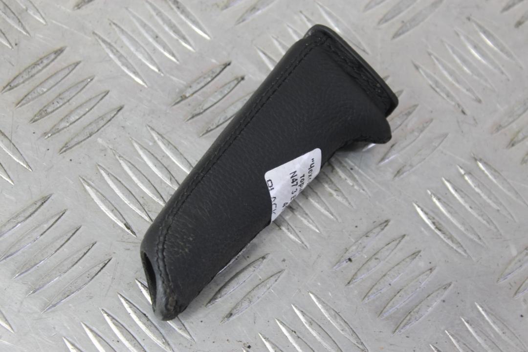 чехол ручника BMW 3 серия E90/E91/E92/E93 2007, 2.0 л., дизель, серебро, купе - фото №1