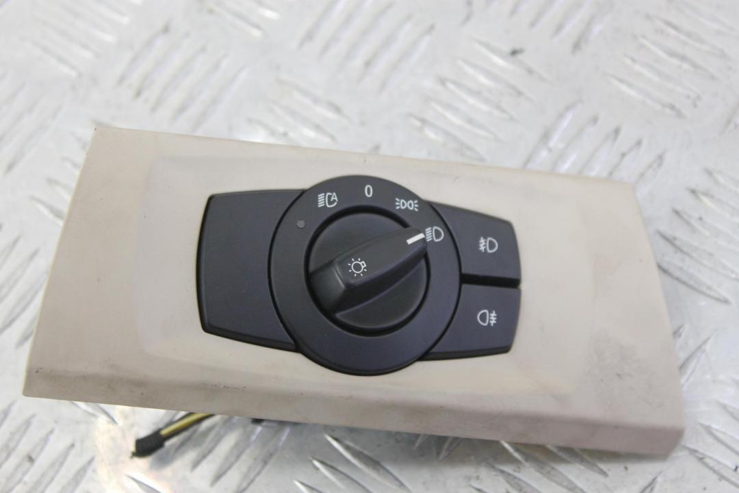 переключатель света BMW 3 серия E90/E91/E92/E93 2007, 2.0 л., дизель, серебро, купе, 6932796 - фото №1