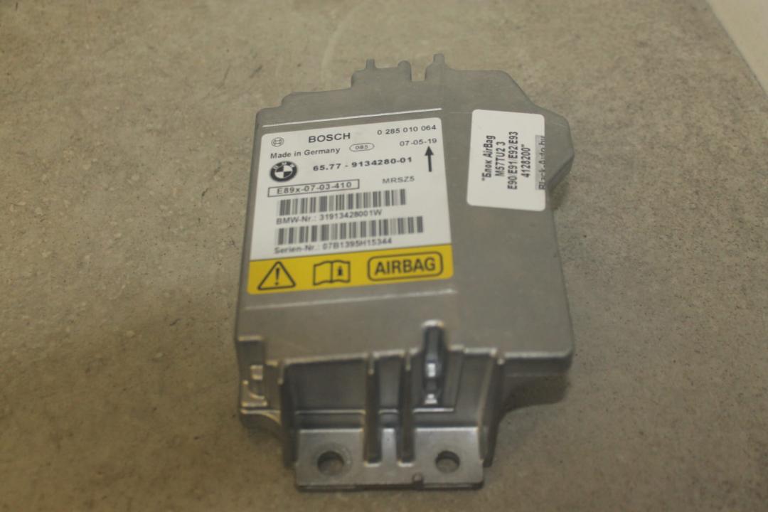 блок AirBag BMW 3 серия E90/E91/E92/E93 2007, 3.5 л., M57D30 (306D5), дизель, купе, правый руль, 65779134280, 9134280 - фото №1