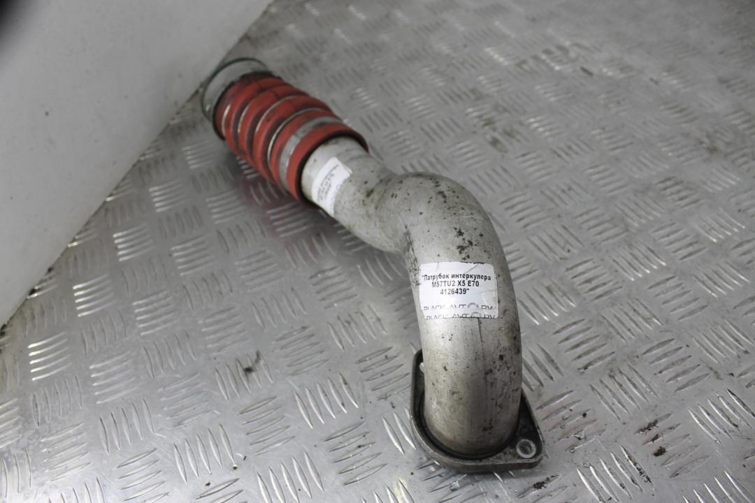 патрубок интеркулера BMW X5 E70 2007, 3.0 л., M57 D30 (306D3), дизель, правый руль, 7796291, 11617823961, 7823961 - фото №1