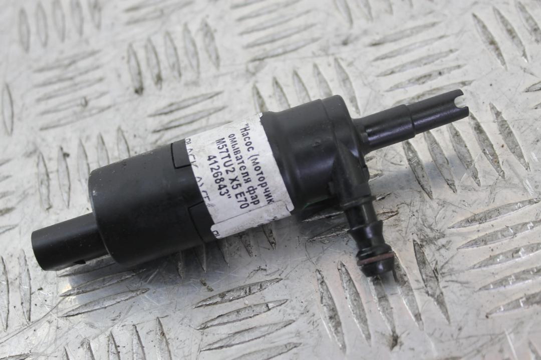 насос (моторчик) омывателя фар BMW X5 E70 2007, 3.0 л., M57 D30 (306D3), дизель, правый руль, 67128377430, 8377430 - фото №1