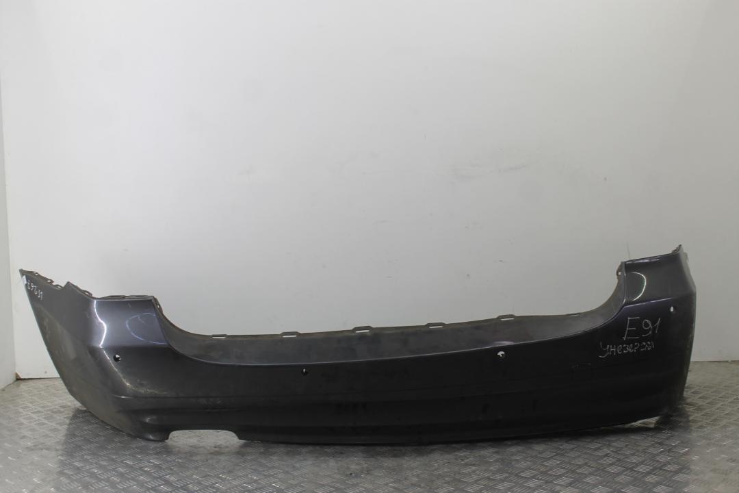 бампер задний BMW 3 серия E90/E91/E92/E93 2006, 3.0 л., M57 D30 (306D3), дизель, МКПП, sparkling graphite (a22), универсал, правый руль, 51127171046 - фото №1