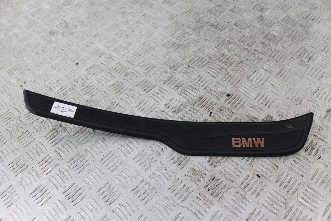 накладка на порог внутренняя BMW 3 серия E90/E91/E92/E93 2006, 3.0 л., M57 D30 (306D3), дизель, МКПП, sparkling graphite (a22), универсал, правый руль, 7060286, 51477060286 - фото №1