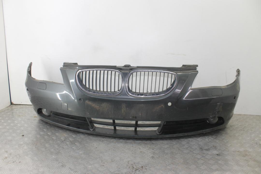 бампер передний BMW 5 серия E60/E61 2005, 2.5 л., N52 B25, бензин, АКПП, titangrau (a36), седан, задний привод, правый руль, 51117111740 - фото №1