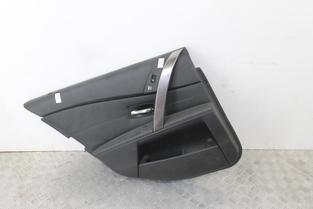 обшивка двери задняя левая BMW 5 серия E60/E61 2004, 3.0 л., M57 D30 (306D2), дизель, АКПП, седан, правый руль, 51427078741 - фото №1