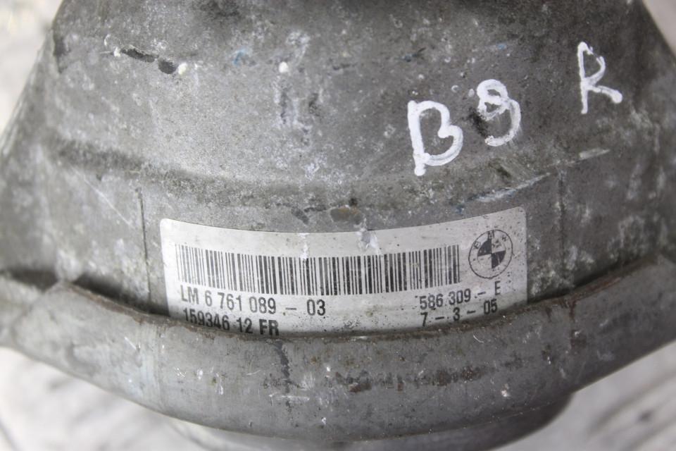 подушка крепления двигателя BMW 5 серия E60/E61 2005, 2.5 л., N52 B25, бензин, АКПП, titangrau (a36), седан, задний привод, правый руль, 22116761089 - фото №1
