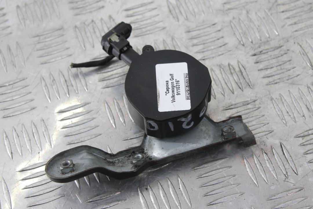 сирена (гонг) Volkswagen Golf GTI 6 поколение 2011, 2.0 л., бензин, АКПП, синий, хетчбэк 3 дв., передний привод, 8J0907601 - фото №1