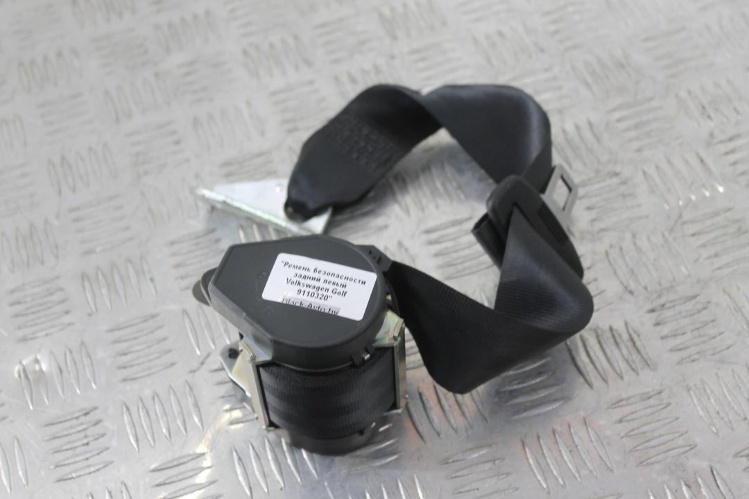 ремень безопасности Volkswagen Golf GTI 6 поколение 2011, 2.0 л., бензин, АКПП, синий, хетчбэк 3 дв., передний привод, 1K6857805AD - фото №1