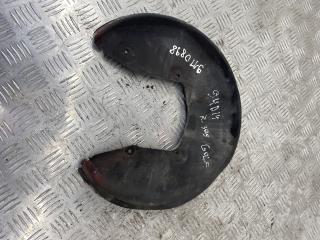 защитный кожух тормозного механизма Audi A6 4F/C6 2007, BDW, серебро, седан