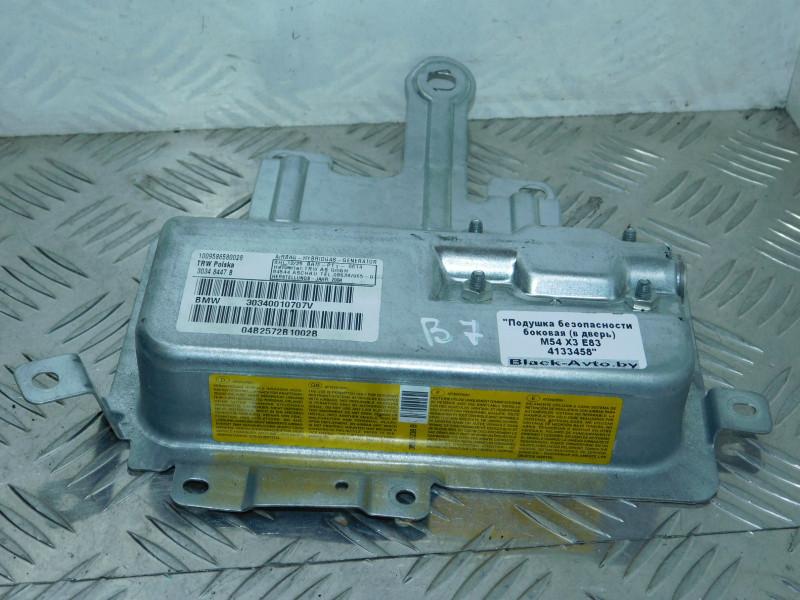 подушка безопасности дверная BMW X3 E83 2005, 3.0 л., M54 B30 (306S3), бензин, АКПП, внедорожник 5 дв., правый руль, 3400107, 72123400107 - фото №1