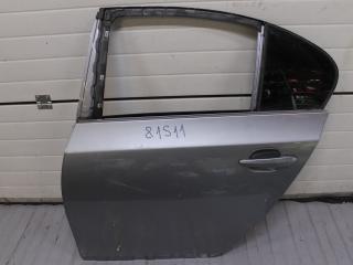 дверь задняя левая BMW 5 серия E60/E61 2004, 3.0 л., бензин, серебро, седан