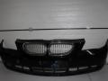 бампер передний BMW 5 серия E60/E61 2005, черный, седан - фото №2