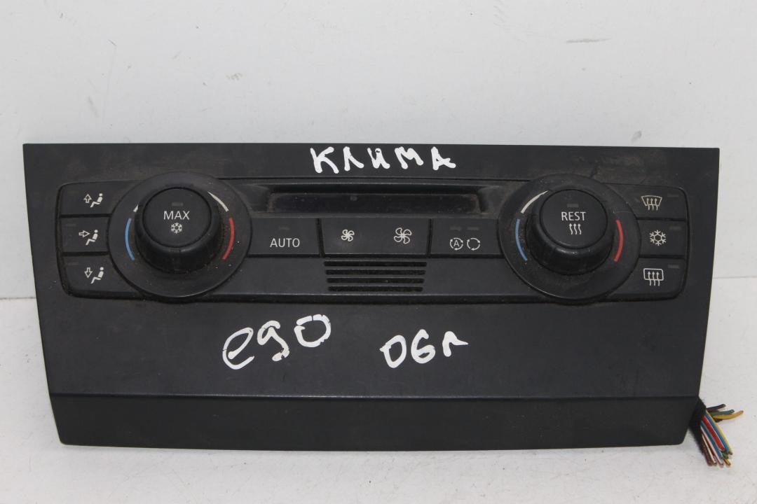 блок управления печки / климат-контроля BMW 3 серия E90/E91/E92/E93 2005, седан, 6958536 - фото №1