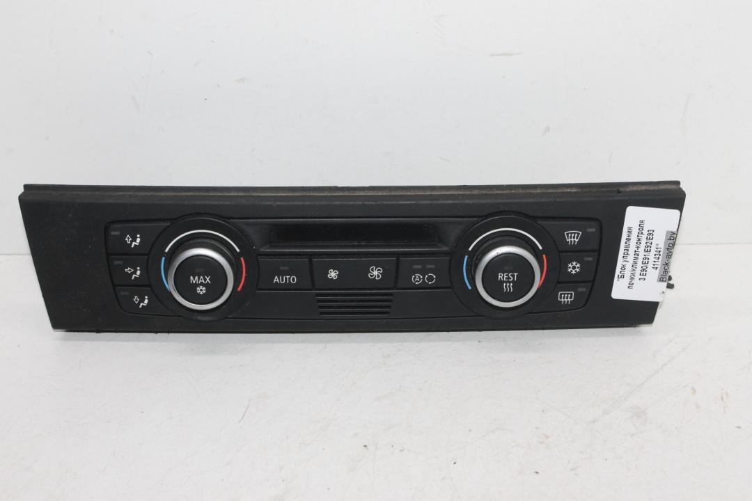 блок управления печки / климат-контроля BMW 3 серия E90/E91/E92/E93 2006, седан, 9128214 - фото №1