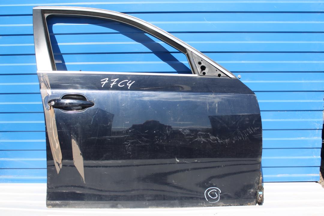 дверь передняя правая BMW 5 серия E60/E61 2006, синий, седан - фото №1