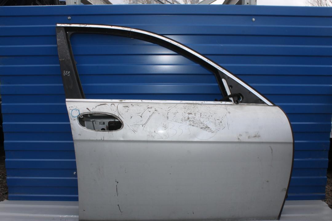 дверь передняя правая BMW 7 серия E65/E66/E67 2004, серебро, седан - фото №1