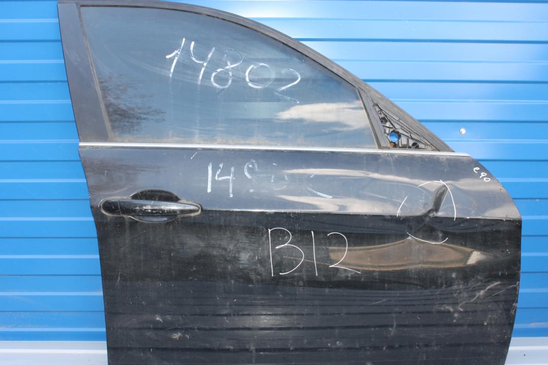 дверь передняя правая BMW 3 серия E90/E91/E92/E93 2005, черный, седан - фото №1