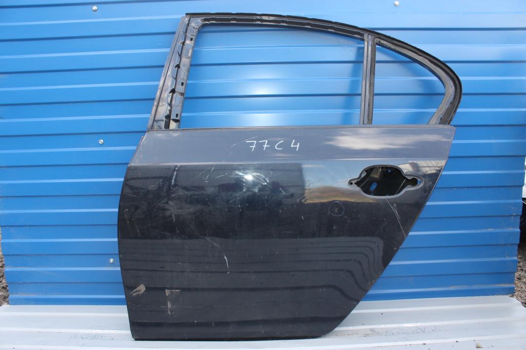 дверь задняя левая BMW 5 серия E60/E61 2005, синий, седан - фото №1