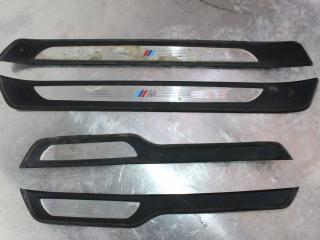 комплект накладок на пороги (внутренние) BMW 3 серия E90/E91/E92/E93 2006, 3.0 л., дизель, серебро, универсал