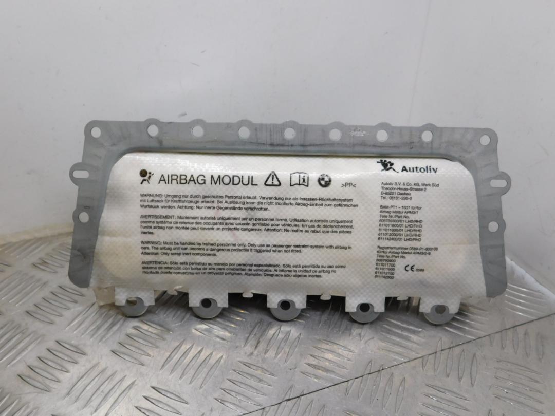 подушка безопасности пассажира BMW 7 серия F01/F02 F02 2012, 4.4 л., N63 B44 A, бензин, black sapphire metallic (475), полный привод, 72129273660, 7366001 - фото №1