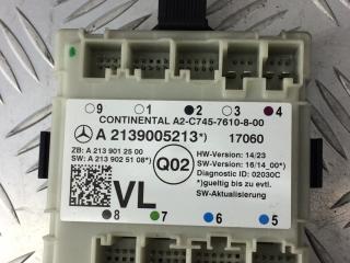 модуль управления двери Mercedes-Benz E-Класс W213/S213/C238/A238 2017, 2.0 л., OM 654.920, дизель, АКПП, универсал, задний привод, правый руль, A2139005213