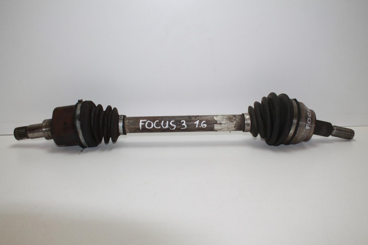 полуось передняя левая (приводной вал, ШРУС) Ford Focus 3 поколение CB8 2011, 1.6 л., IQDB, бензин, МКПП, белый, хетчбэк 5 дв., 1762790 - фото №1