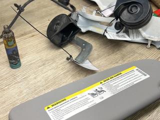 козырек солнцезащитный Alfa Romeo Giulia 2 поколение 2018, 2.0 л., бензин, АКПП, полный привод, 156110589