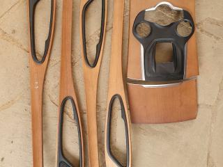 комплект декоративных накладок (дерева) салона Alfa Romeo Stelvio 1 поколение 2018, 2.0 л., бензин, 35142434, 35142433, 35165621, 35165619, 35165618, 35165620