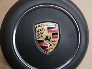 подушка безопасности водителя Porsche Macan 1 поколение 2016, 3.0 л., дизель, АКПП, 95B880201J
