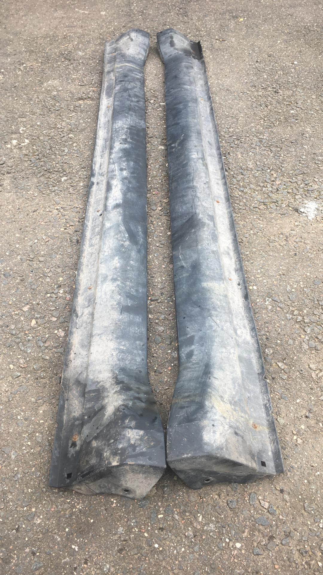 накладка на порог Mitsubishi Outlander 2 поколение 2008, 3.0 л., 6B31, бензин, 6512A025, 6512A026 - фото №1