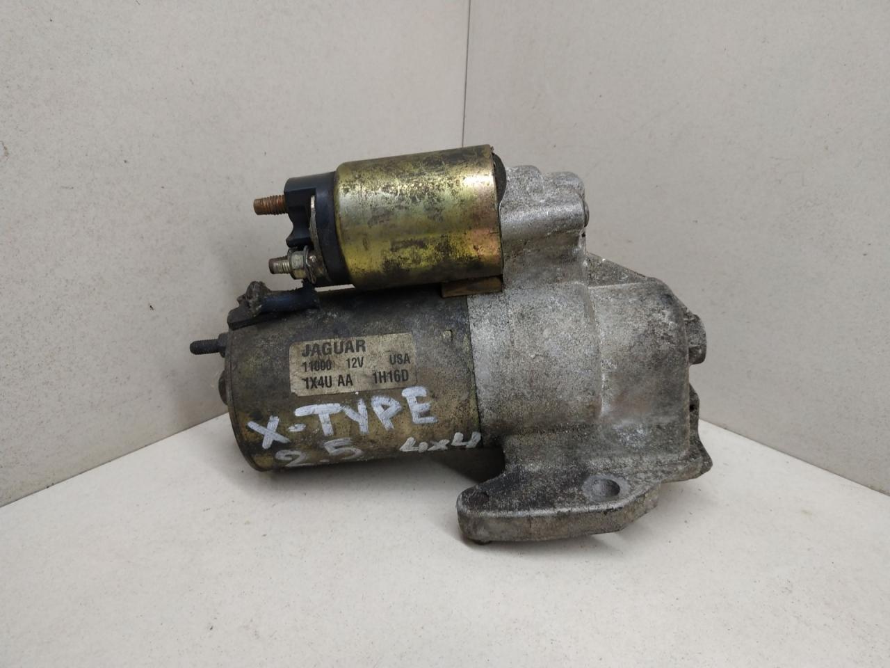 стартер Jaguar X-Type 1 поколение 2004, 2.5 л., полный привод, 1X4UAA1H16D - фото №1