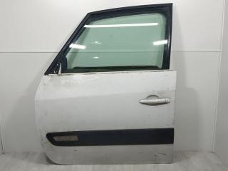 дверь передняя левая Renault Espace 4 поколение 2006, 1.9 л., DCi, F9Q 820, дизель, 6МКПП, белый, минивэн, передний привод, 7751473077