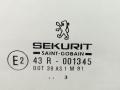 стекло двери передней правой Peugeot 607 1 поколение 9D 2004, 2.2 л., HDi, 4HX (DW12TED4/FAP), дизель, АКПП, синий, седан, передний привод, 9202E8, 9202E7 - фото №2
