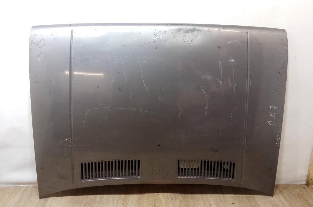 капот SEAT Ibiza 1 поколение 1992, серебристый - фото №1