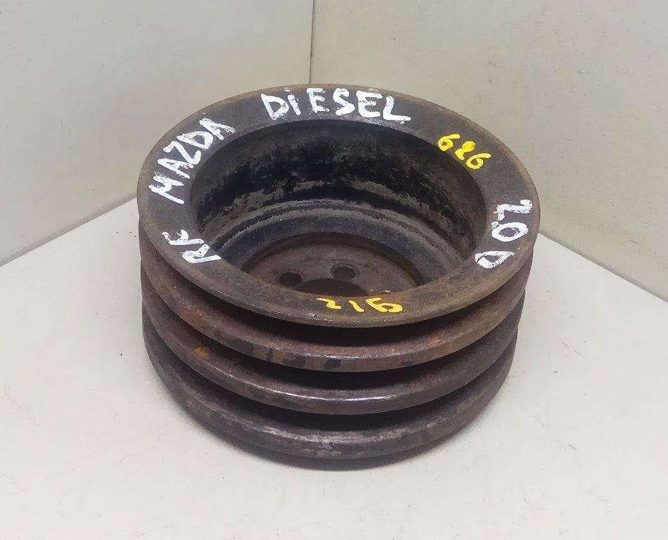 шкив коленвала Mazda 626 3 поколение 1991, 2.0 л., D, дизель - фото №1