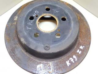 диск тормозной задний Toyota Prius 2 поколение 2008, 1.5 л., бензин, АКПП, черный, хетчбэк 5 дв., передний привод, 42431-47030