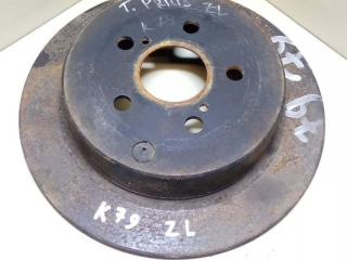 диск тормозной задний Toyota Prius 2 поколение 2008, 1.5 л., бензин, АКПП, черный, хетчбэк 5 дв., передний привод, 42431-47030