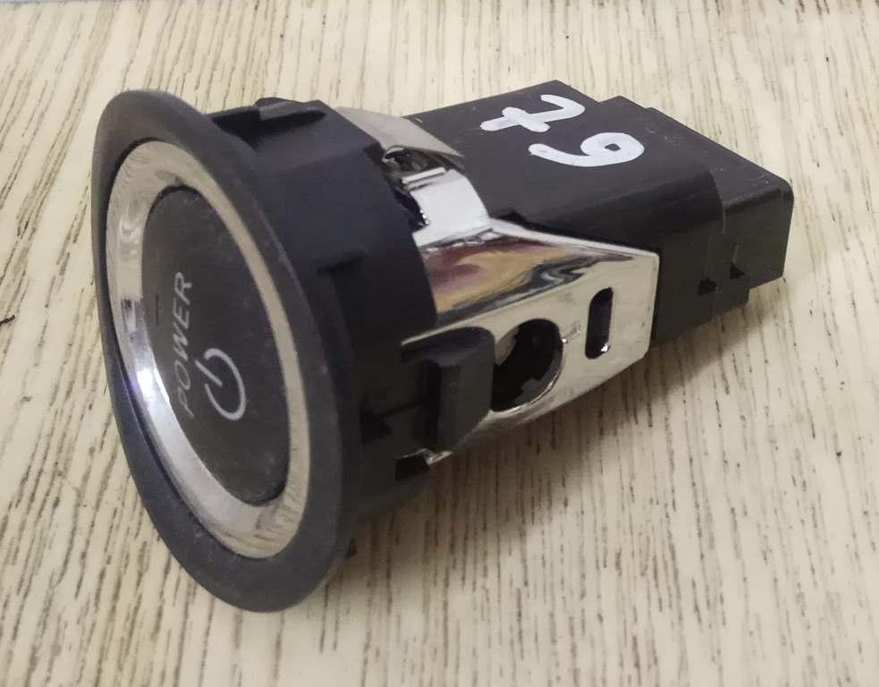 кнопка запуска двигателя Toyota Prius 2 поколение 2008, 1.5 л., бензин, АКПП, черный, хетчбэк 5 дв., передний привод - фото №1