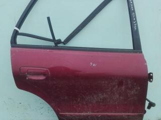 дверь задняя правая Mitsubishi Galant 8 поколение [рестайлинг] 2000, бордовый, универсал