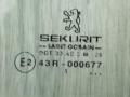стекло двери передней правой Peugeot 607 1 поколение 2002, 2.2 л., 4HX (DW12TED4/FAP), дизель, МКПП, седан, передний привод, 9202E8, 9202E7 - фото №2
