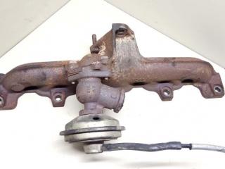 коллектор выпускной Citroen C5 1 поколение 2002, 2.2 л., HDi, 4HX (DW12TED4/FAP), дизель, МКПП, серебристый, универсал, передний привод