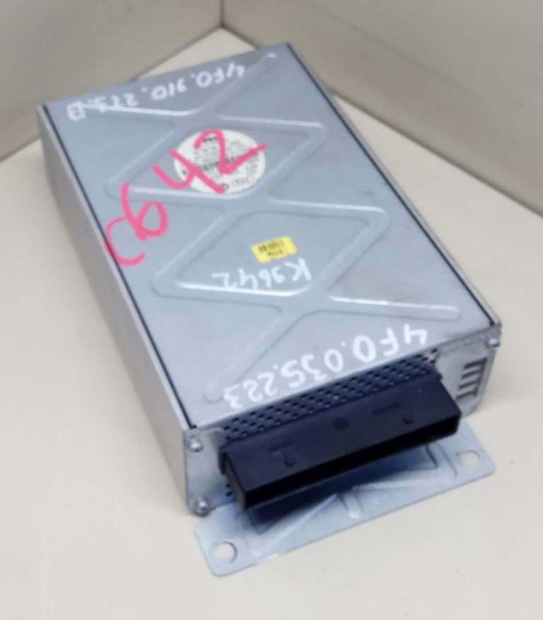 усилитель музыкальный Audi A6 4F/C6 2006, 3.2 л., i, BKH, бензин, АКПП, серебристый, седан, передний привод, 4F0910223B - фото №1