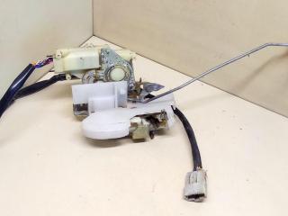 замок двери передней левой Honda Logo 1 поколение [рестайлинг] 1999, 1.3 л., i, D13B7, бензин, 5МКПП, красный, хетчбэк 3 дв., передний привод