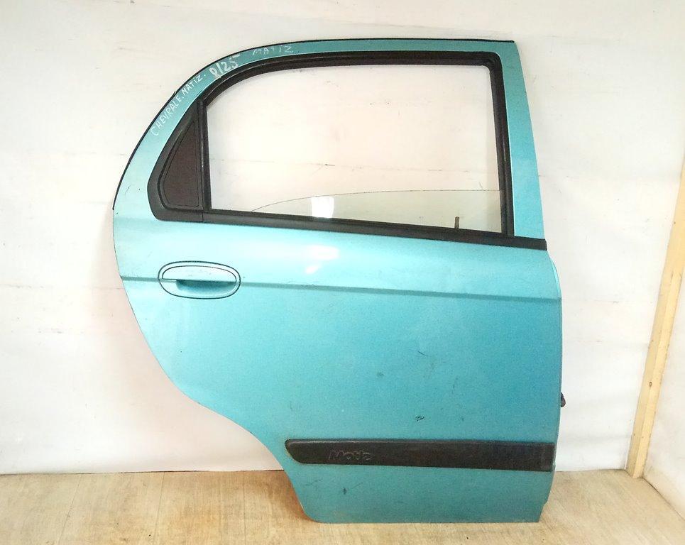 стеклоподъемник задний правый Chevrolet Matiz 1 поколение 2005, голубой - фото №1